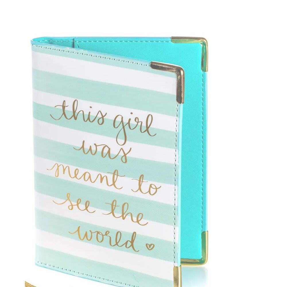 Multicolored Leather Passport‎ Holder - Stylish Travel Accessory For Her 15 cm